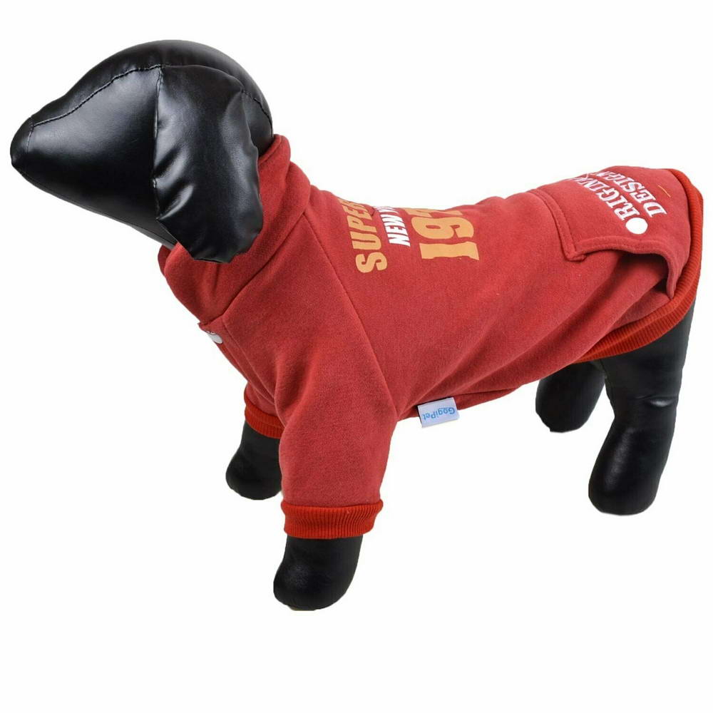 Chaqueta roja para perros "New York Superstar" de GogiPet