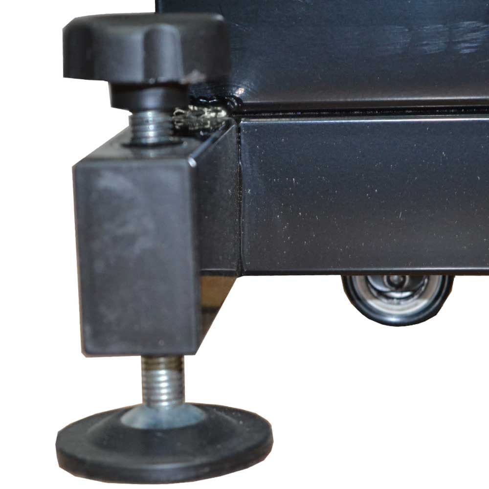 Mesa de limpieza GogiPet Black Beauty con ruedas, eléctrica y nivelable