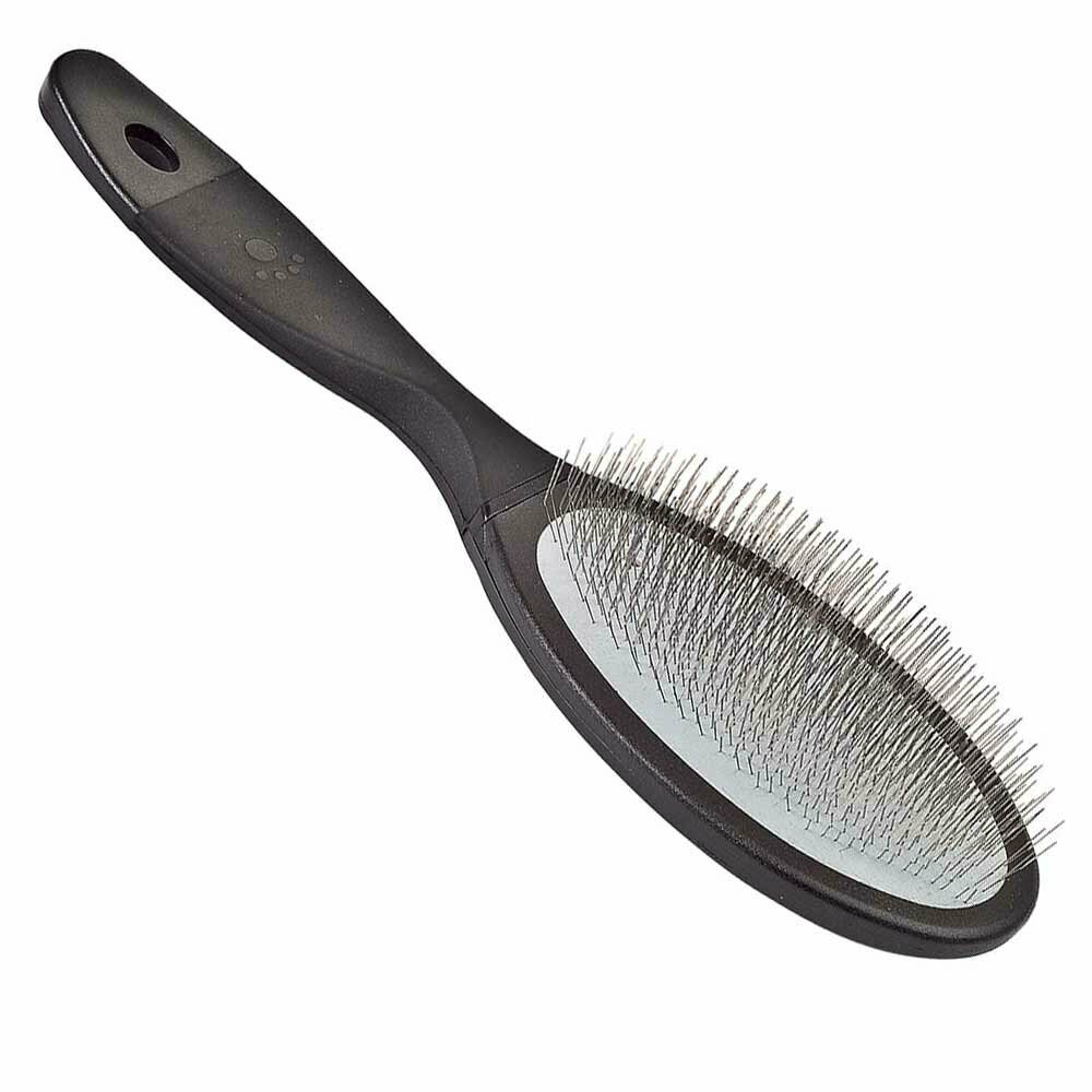 Cepillo de púas metálicas Luxus para zurdos con dientes de 2,2 cm, pequeño