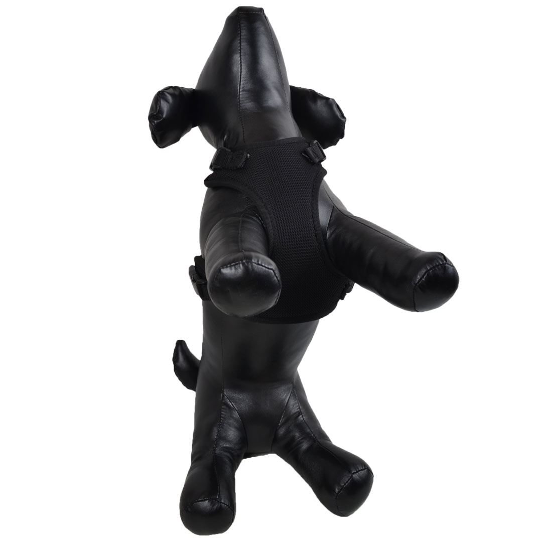 GogiPet® Super Premium suave transpirable perro pecho arnés Negro-S