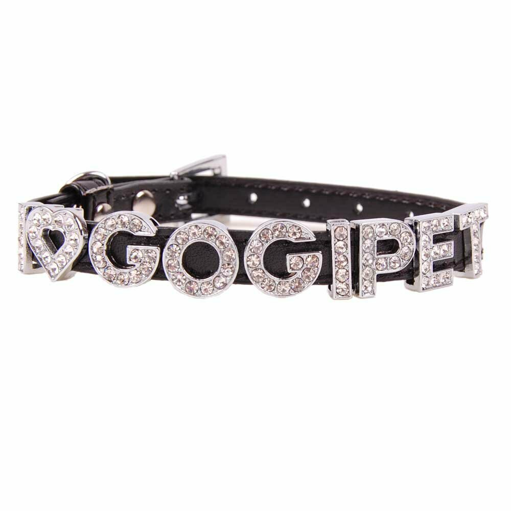 Letras y motivos de stras Gogipet para personalizar collares para perros