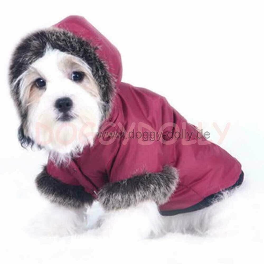 Cálido anorak para perros en varios colores - Ropa de abrigo para perros de DoggyDolly, W024-25-26