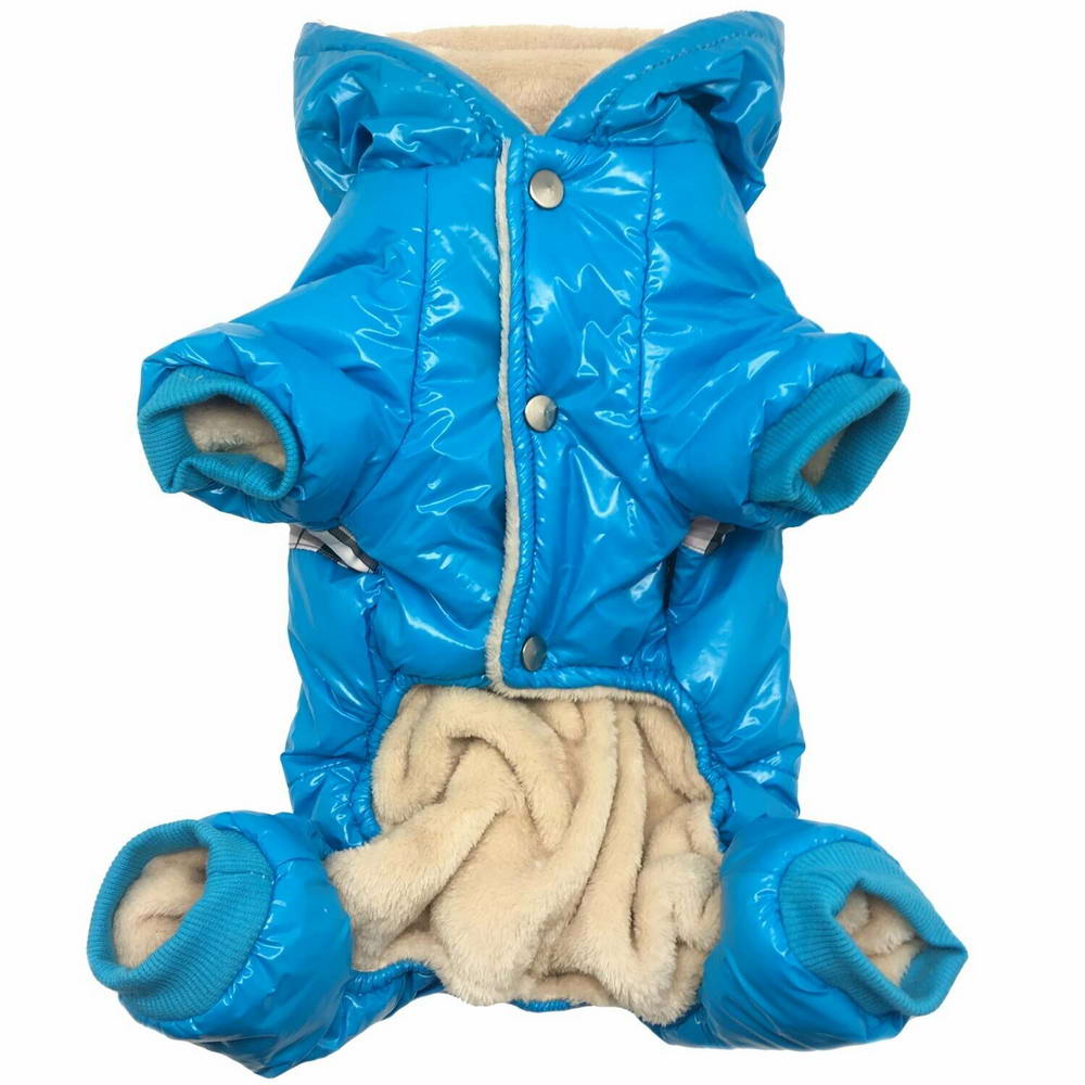 Mono de nieve para perros "Burberry" de GogiPet, azul