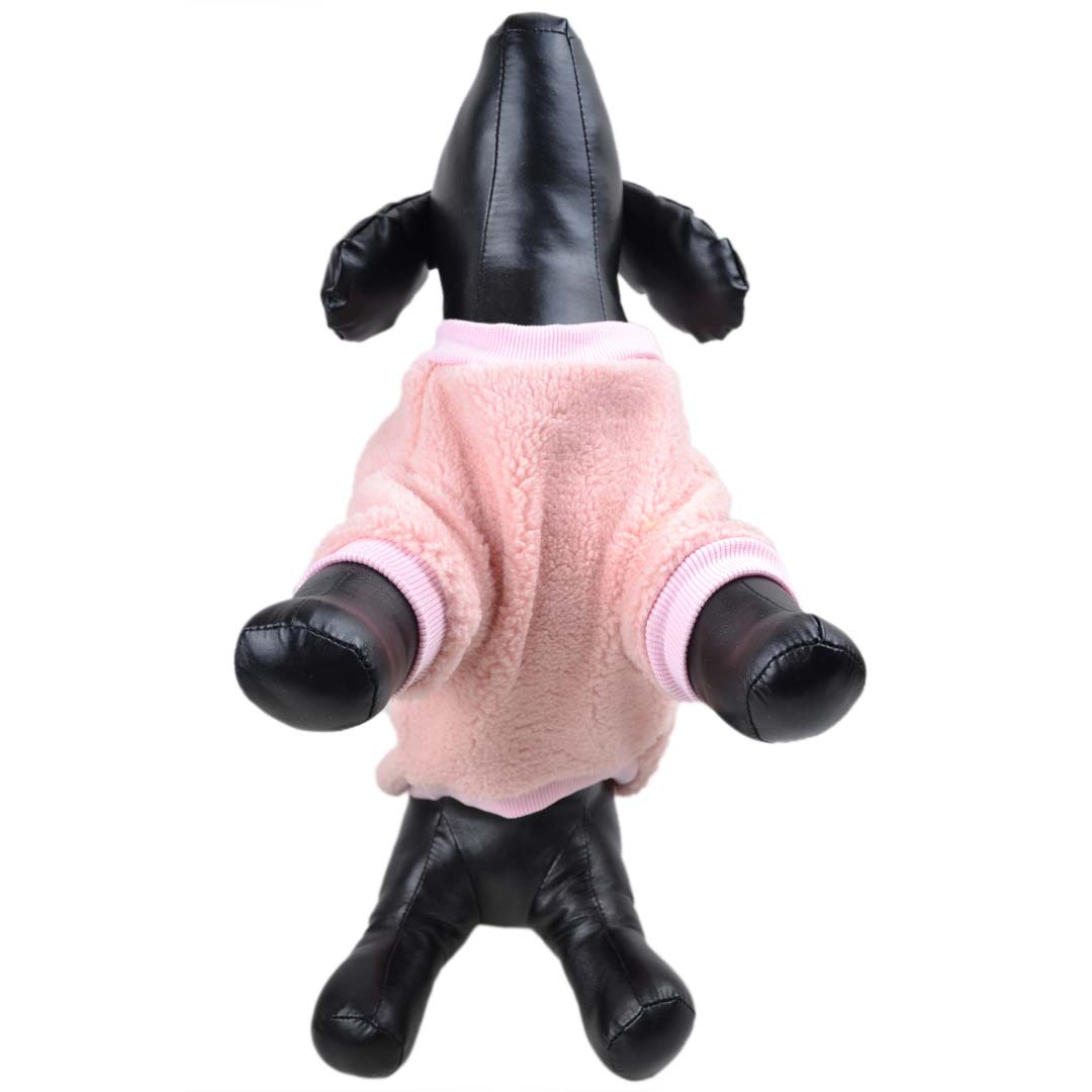 Suéter para perros en color rosa para los frios días de invierno - Extra esponjoso