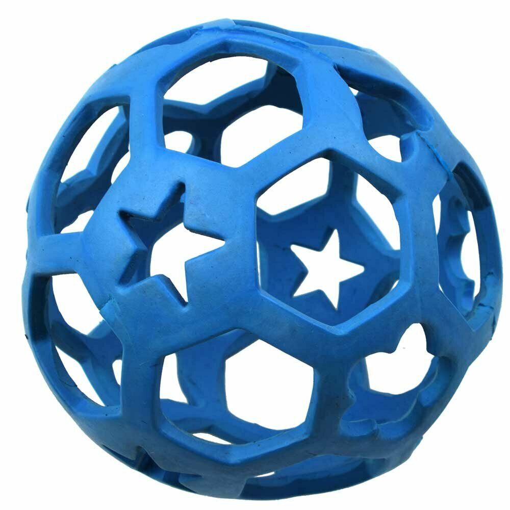 Boing Boing pelota de goma azul con agujeros GogiPet