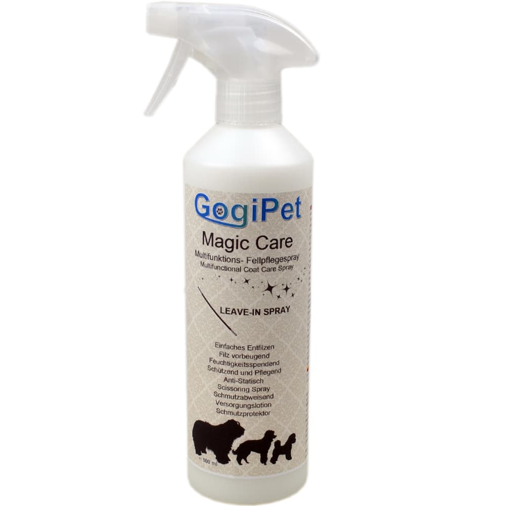 GogiPet Magic Care, el spray multifuncional que elimina nudos, aporta hidratación y elasticidad, antiestático, ayuda en el corte con tijeras y repele la suciedad