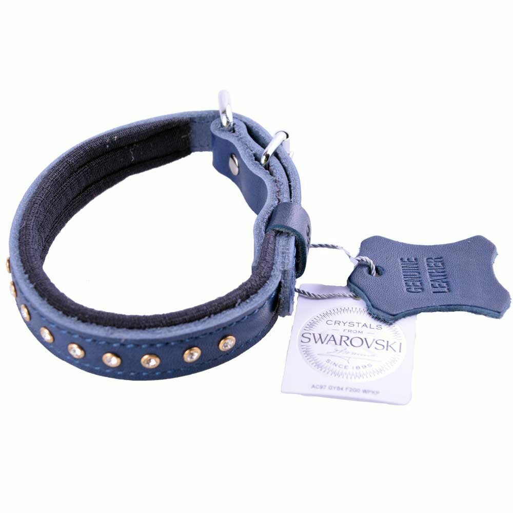 Collar para perro GogiPet® con strass Swarovski