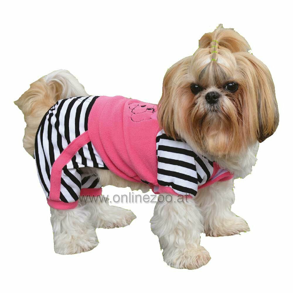 Ropa para perros de invierno DoggyDolly  - Ropa de abrigo para perros en color rosa con 4 mangas