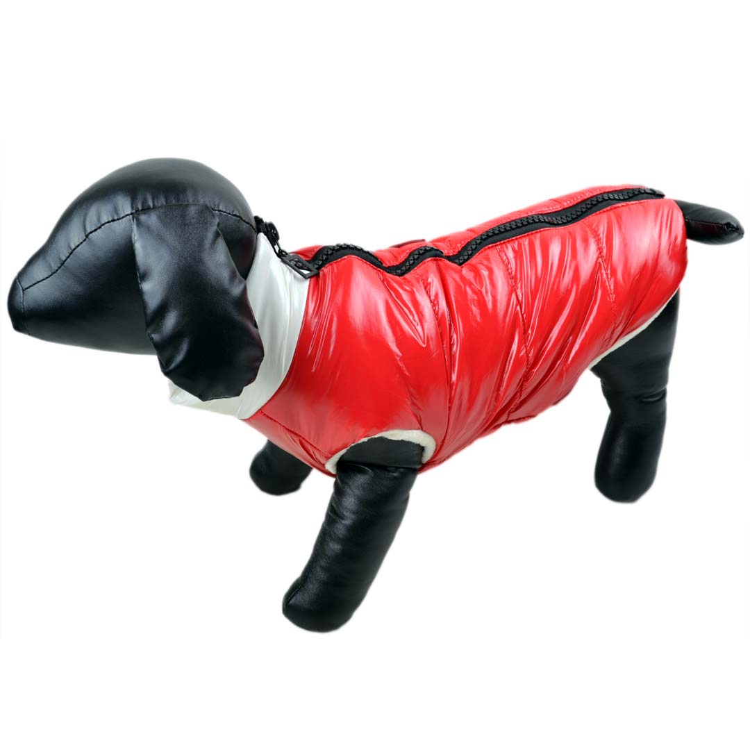 Parka roja para perros - Ropa de abrigo para perros