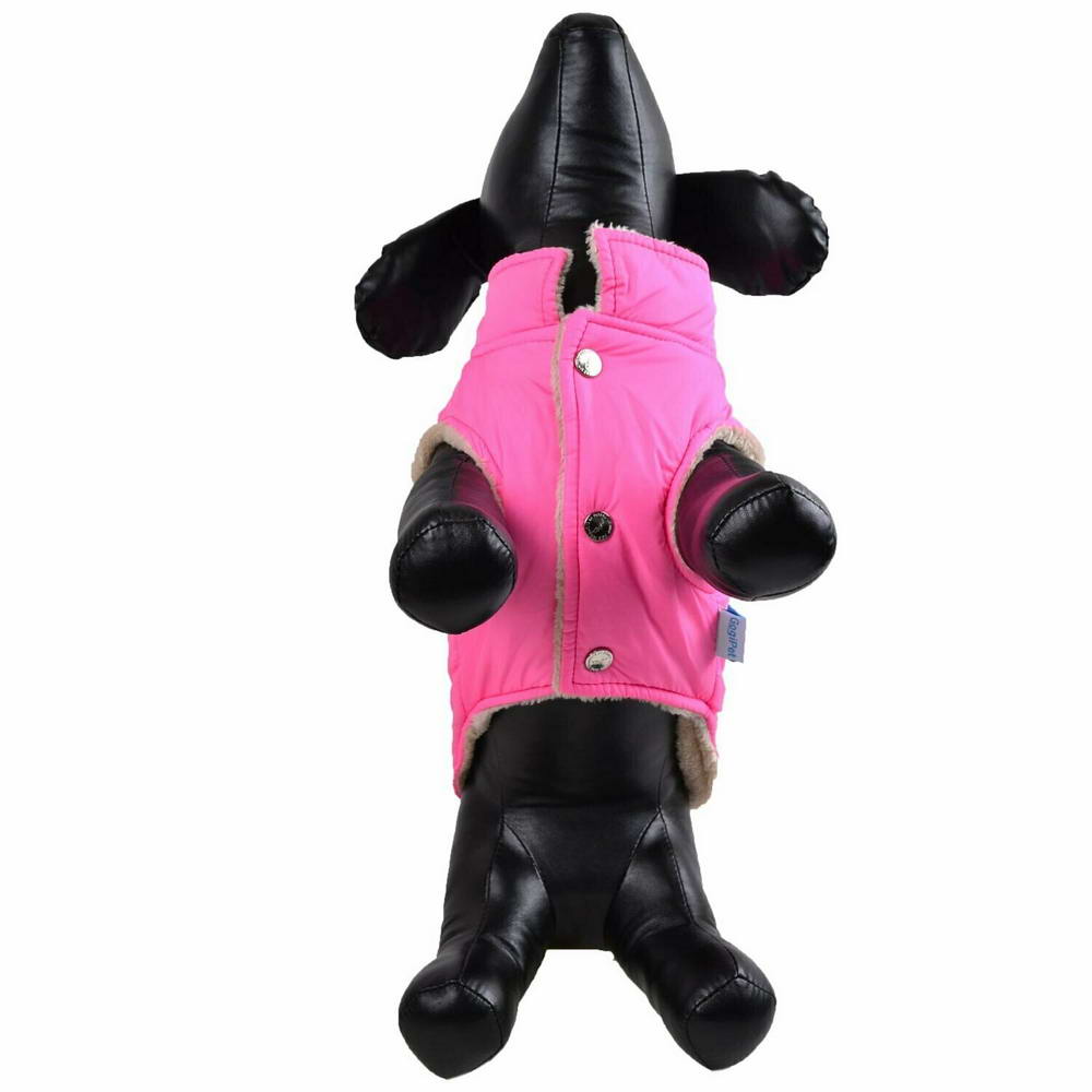 Chaleco cálido para perros "Emma" de GogiPet, rosa, de alta calidad