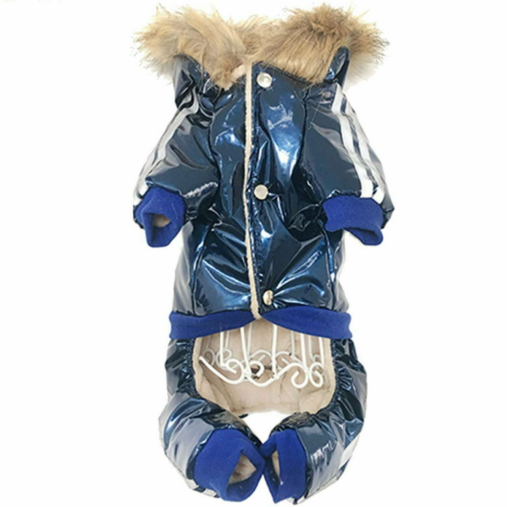 Mono cálido para perros "New York" de GogiPet, azul marino