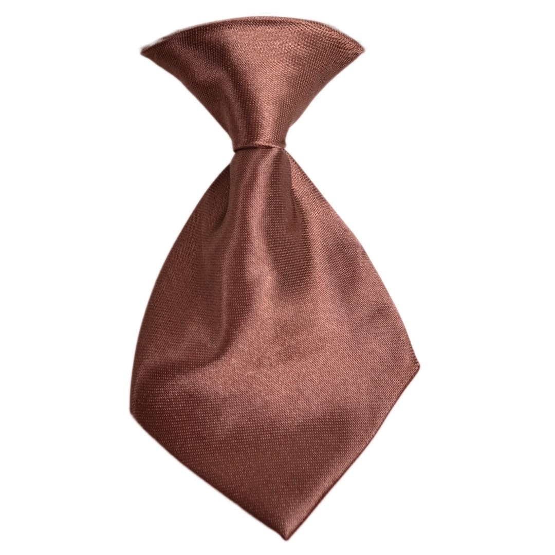 Corbata para perros en color marrón oscuro de GogiPet®