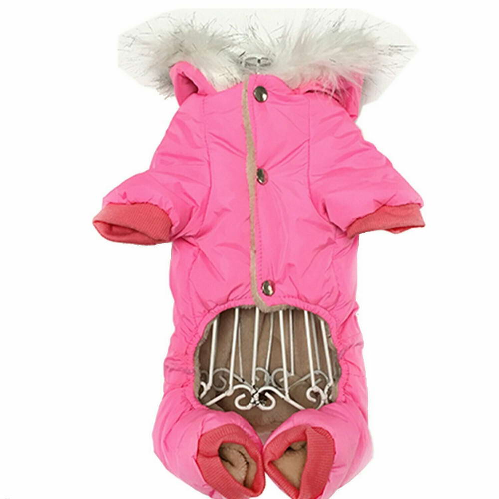 Mono cálido de nieve para perros "Sky Fly" de GogiPet, rosa