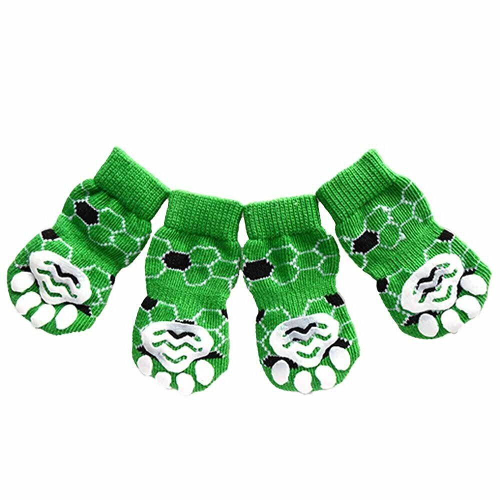Calcetines antideslizantes para perros GogiPet, verde