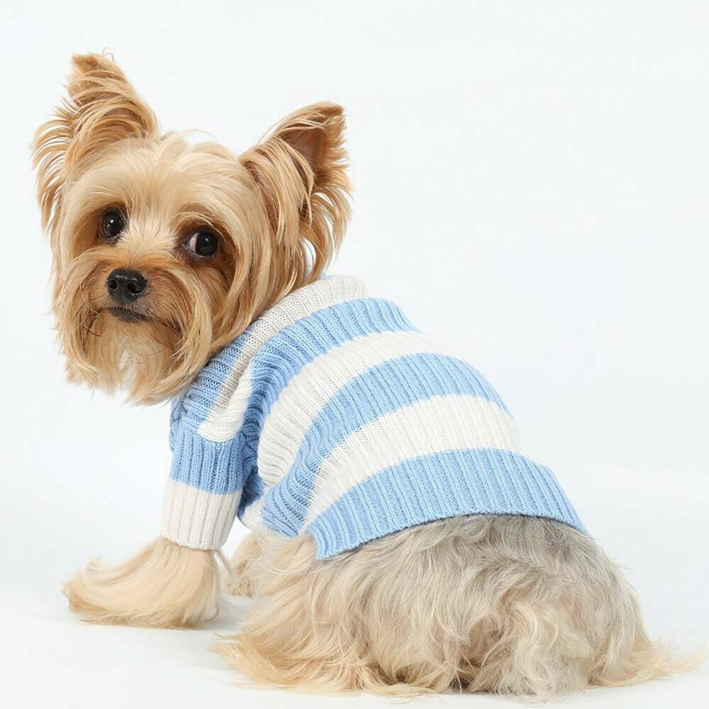 Cálido Jersey de punto para perros con cuello alto - Moda para perros de DoggyDolly en Onlinezoo