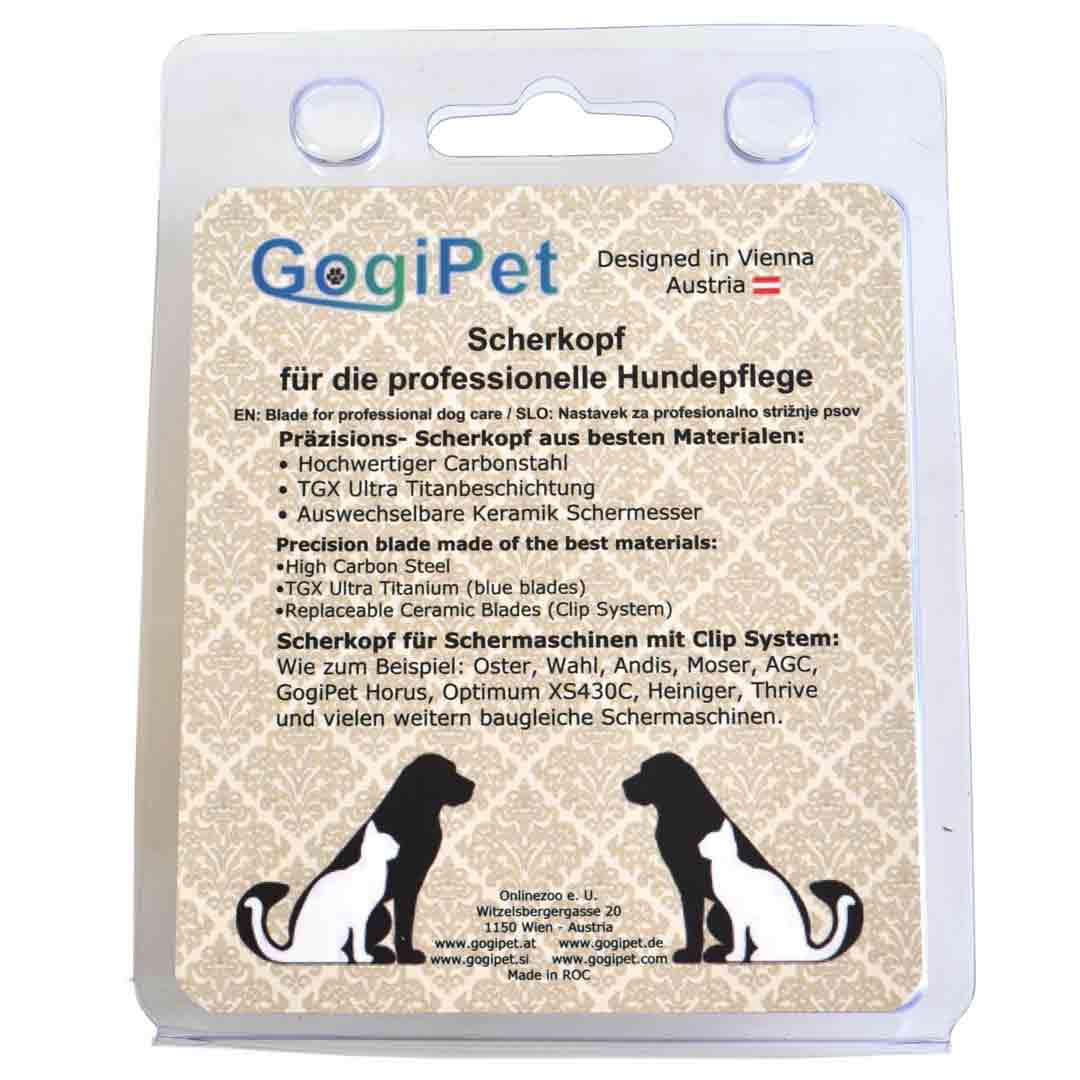 Cuchilla profesional Snap On de GogiPet para esquilar a perros y gatos