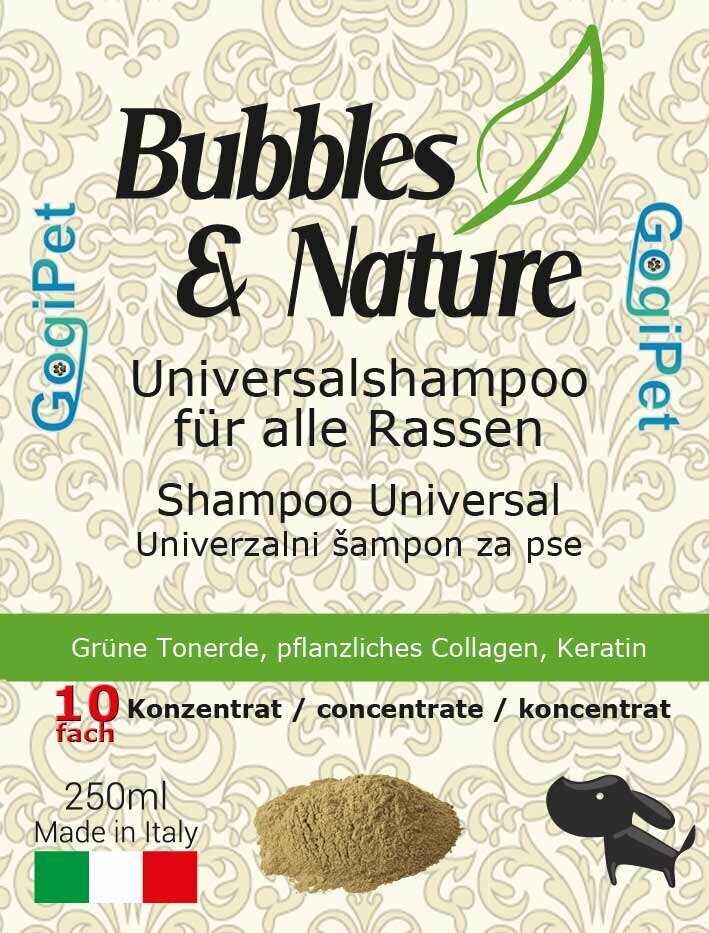 Champú universal para perros GogiPet Bubbles & Nature.