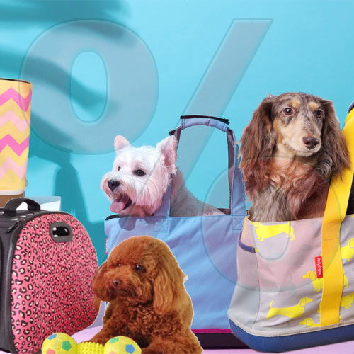 Promociones de bolsas para perros, carritos para perros y mochilas para perros