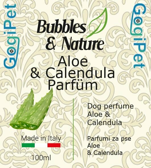 Perfume para perros con Aloe y Caléndula Bubbles & Nature de GogiPet