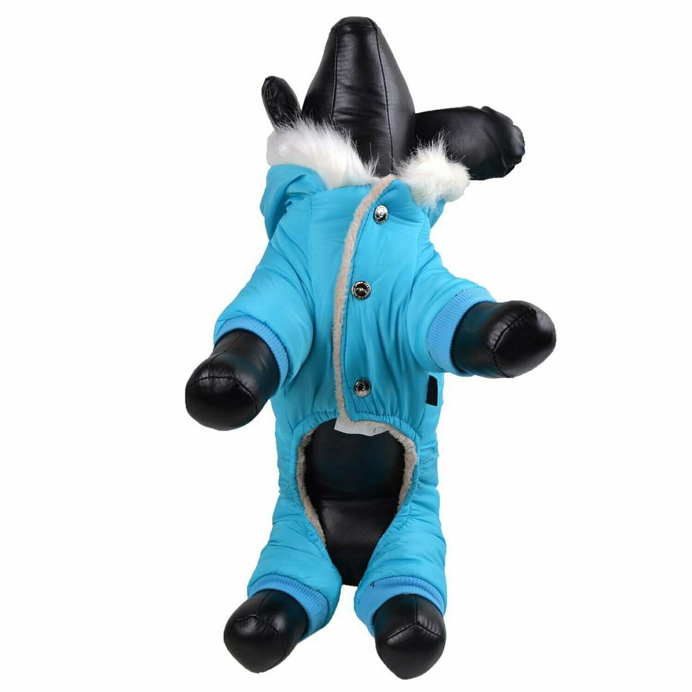 Mono de nieve para perros "Fuerza aerea" de GogiPet, azul