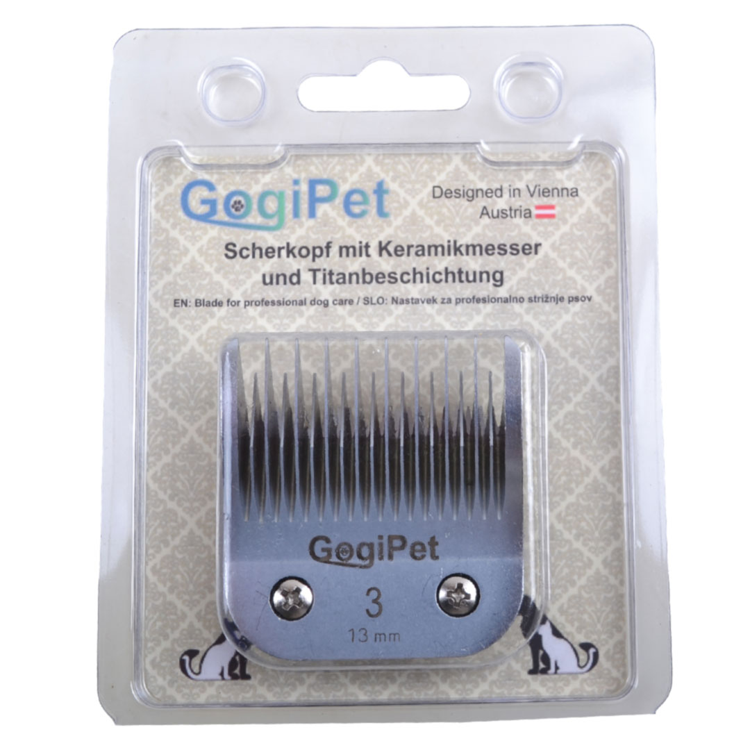 Cuchillas GogiPet para las cortapelos para perros y gatos con el sistema de Clip estándar