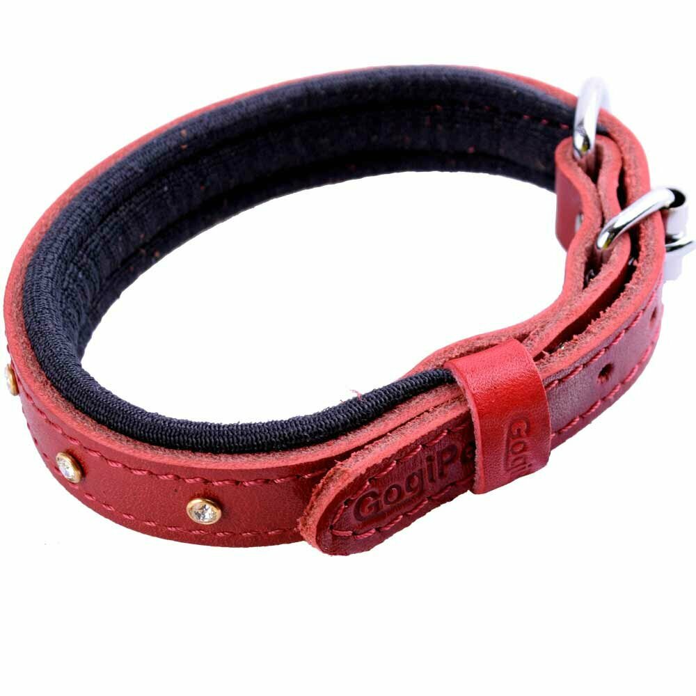 Swarovski collar de perro rojo de GogiPet