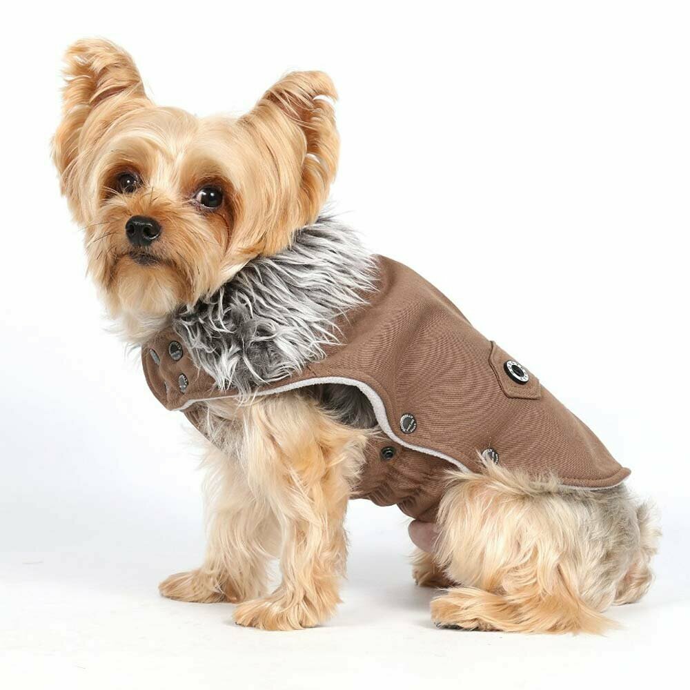 Abrigo para perros sin mangas para el invierno