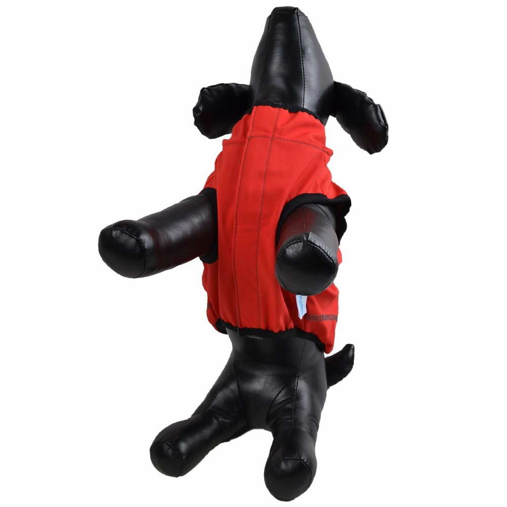 Chubasquero cómodo para perros "Outdoor Wear" rojo sin mangas