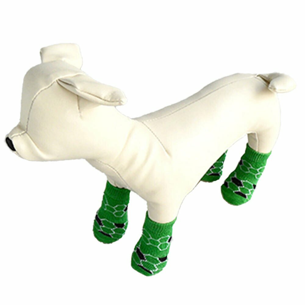 Calcetines antideslizantes para perros GogiPet, verde, alta calidad