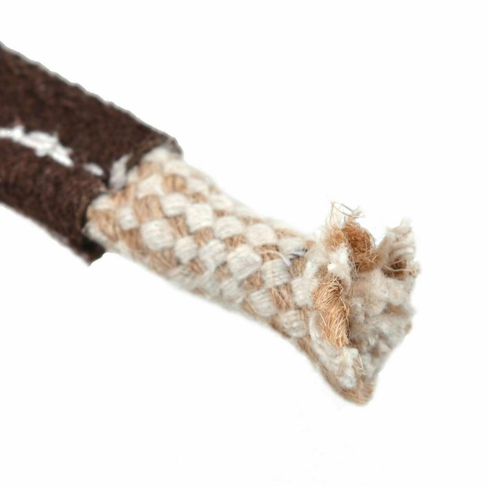 Juguete dental de cuerda extra duradero para perros, hecho de yute y algodón
