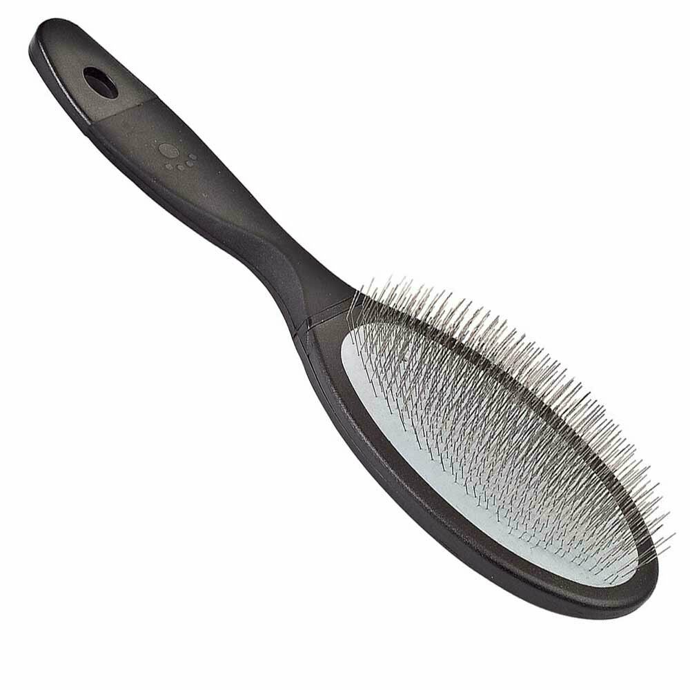 Cepillo de púas metálicas Luxus para zurdos con dientes 2,2 cm, grande