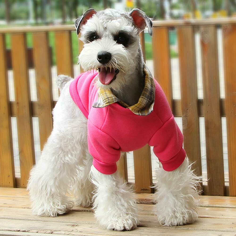 Sudadera de forro polar para perros "Perfect Style", rosa
