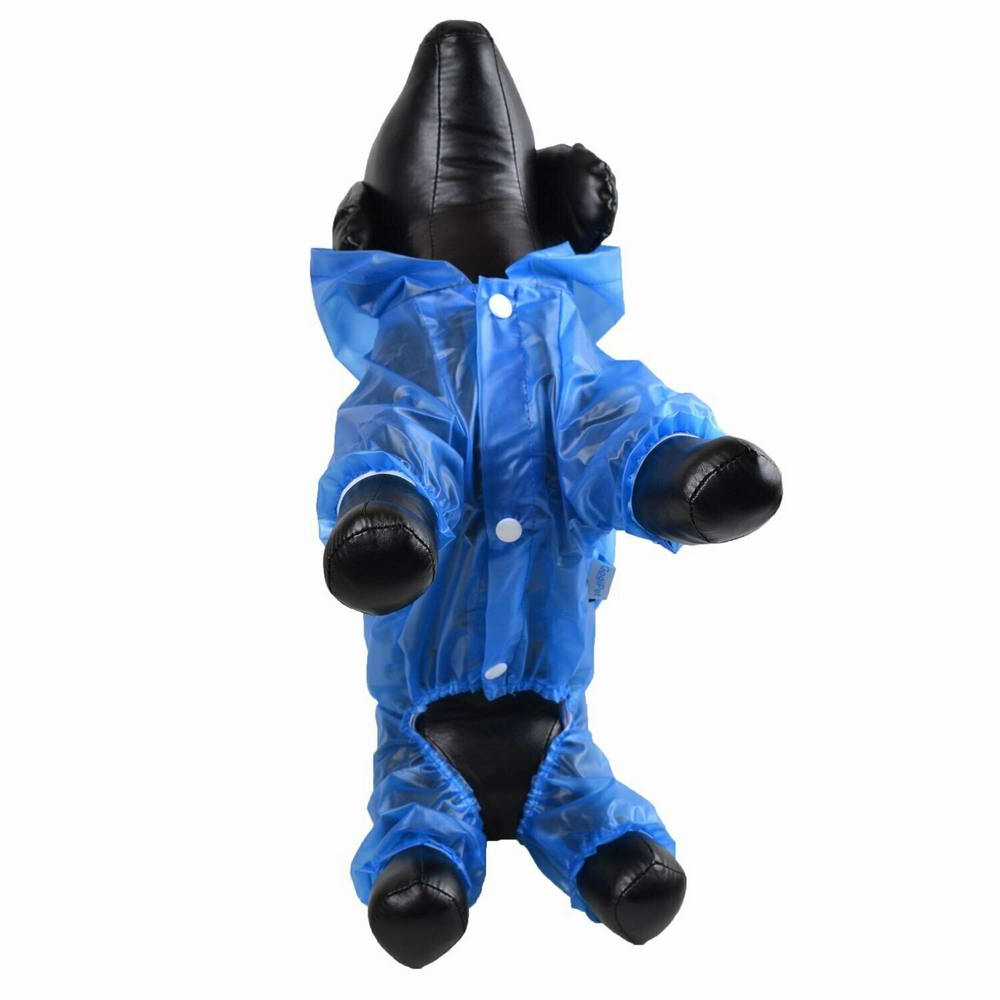 Chubasquero azul para perros "Walking In The Rain" con 4 mangas de GogiPet
