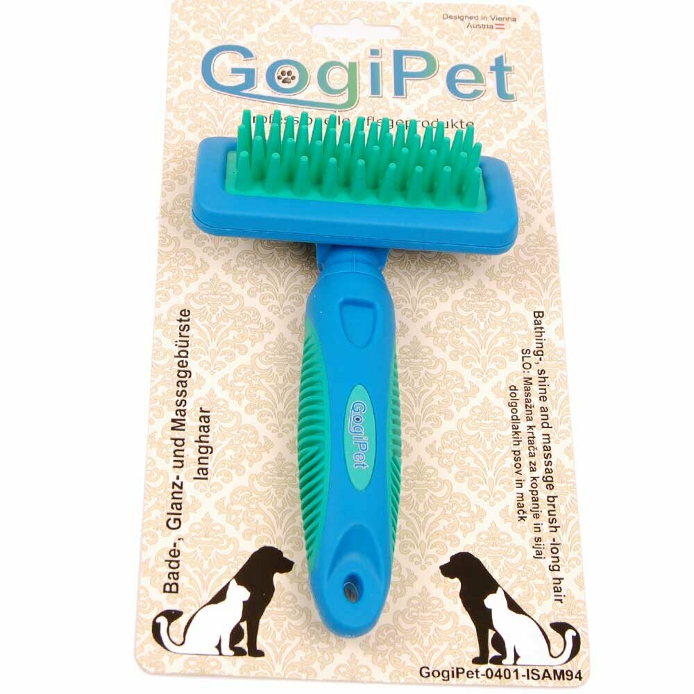 Cepillo de púas de goma GogiPet ® - Para el mejor cuidado de tu mascota 