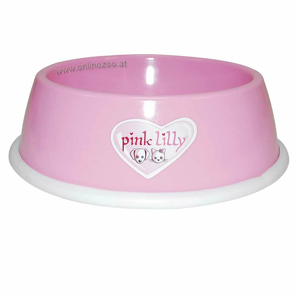 Comedero-bebedero Pink Lilly con 16 cm diámetro