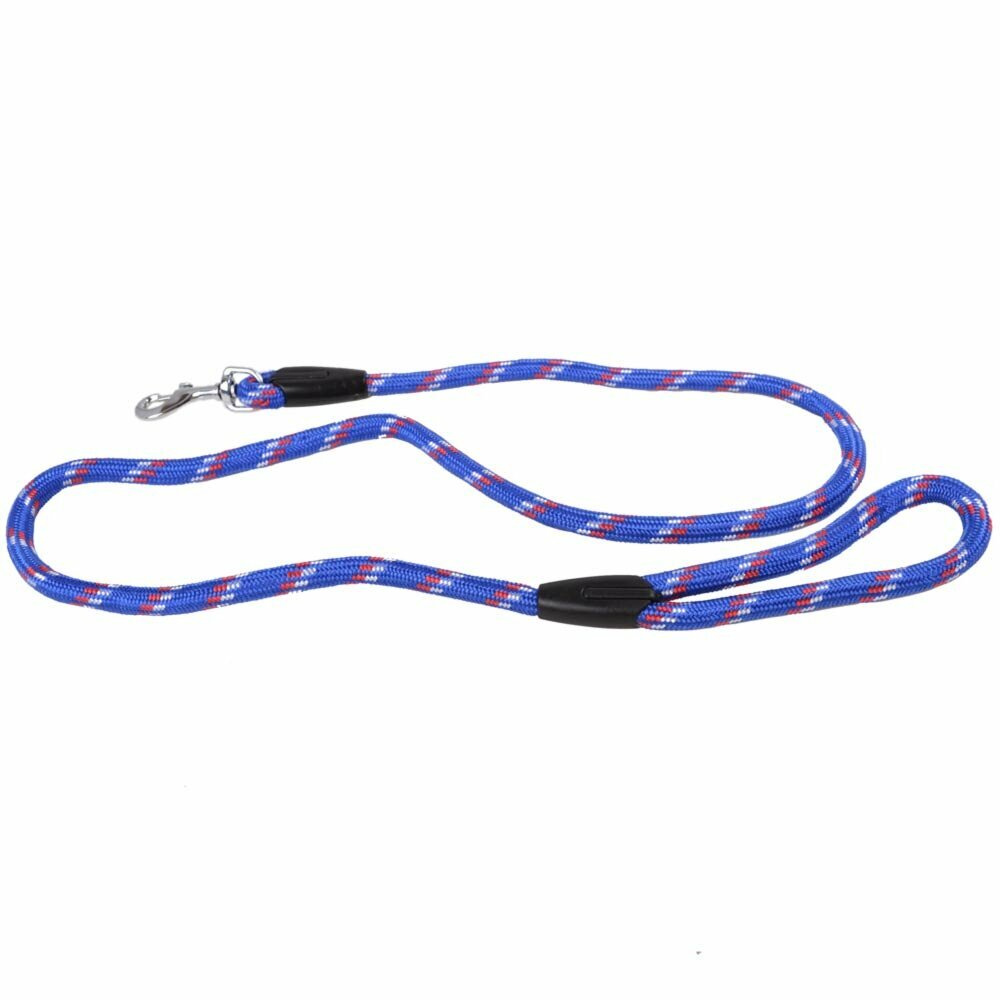 Correa para perros de cuerda de alpinismo en polipropileno de alta calidad, de color azul