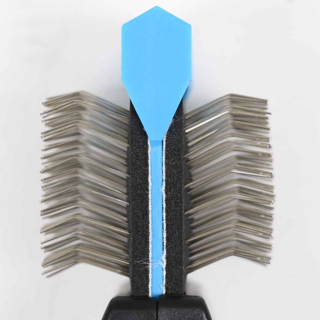 Flex Groom Profi Multibrush Simple - Cepillo profesional para perros de pelo denso y pesado