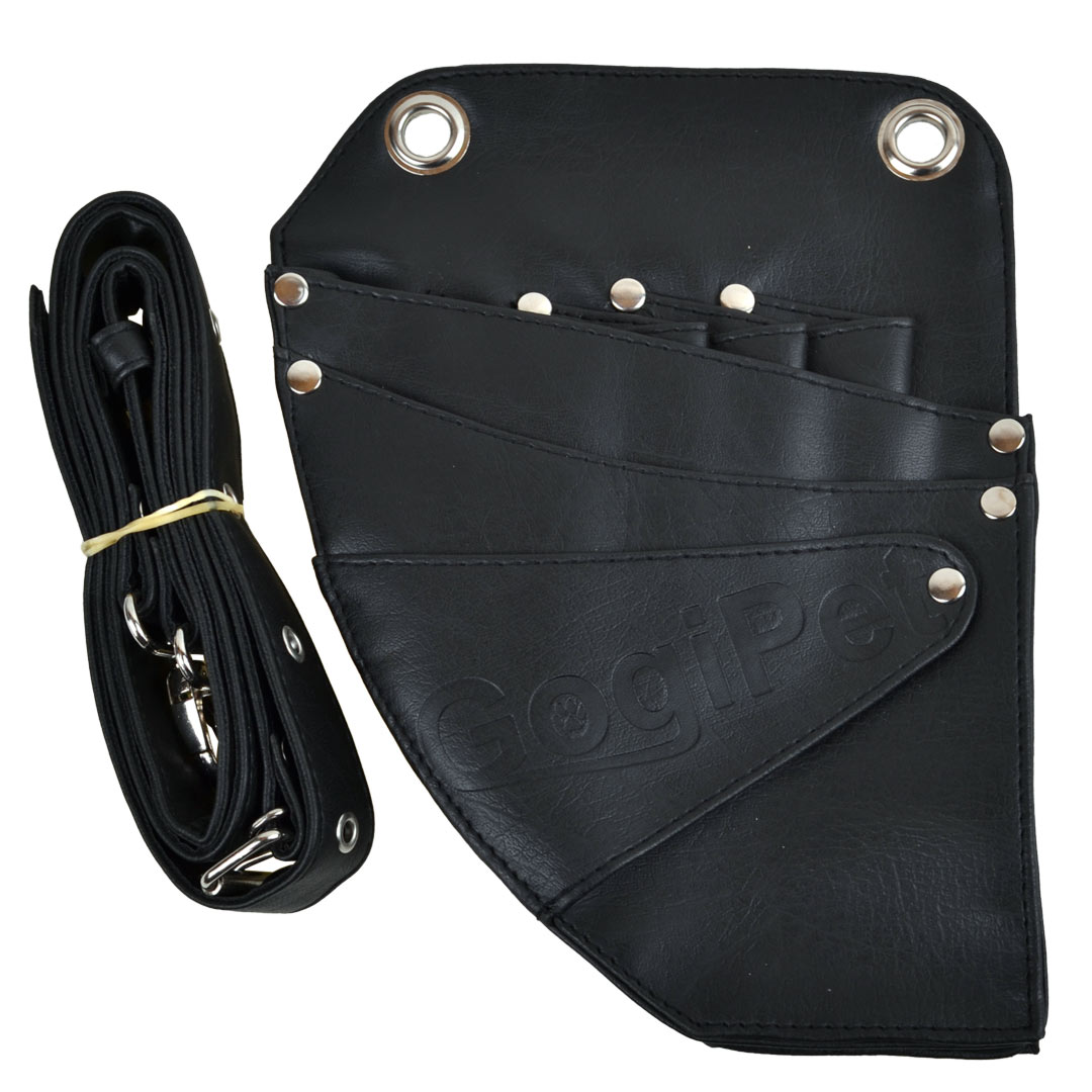 Bolso porta tijeras negro GogiPet con cinturón
