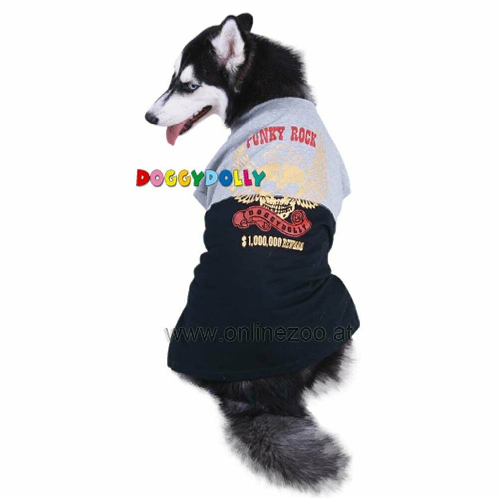 Camiseta para perros grandes "Punky Rock" de DoggyDolly - Rebaja