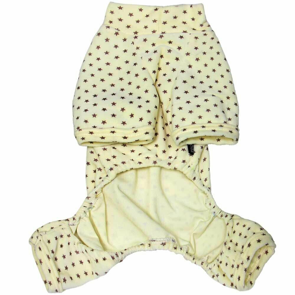 Pijama cálido o chándal para perros de GogiPet, amarillo
