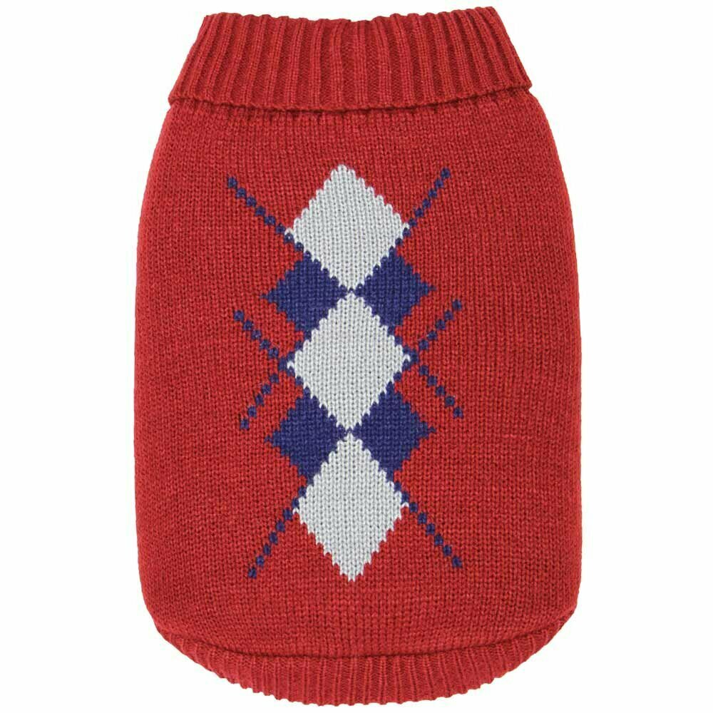 Suéter cálido de punto para perros "Rachel" de GogiPet, rojo
