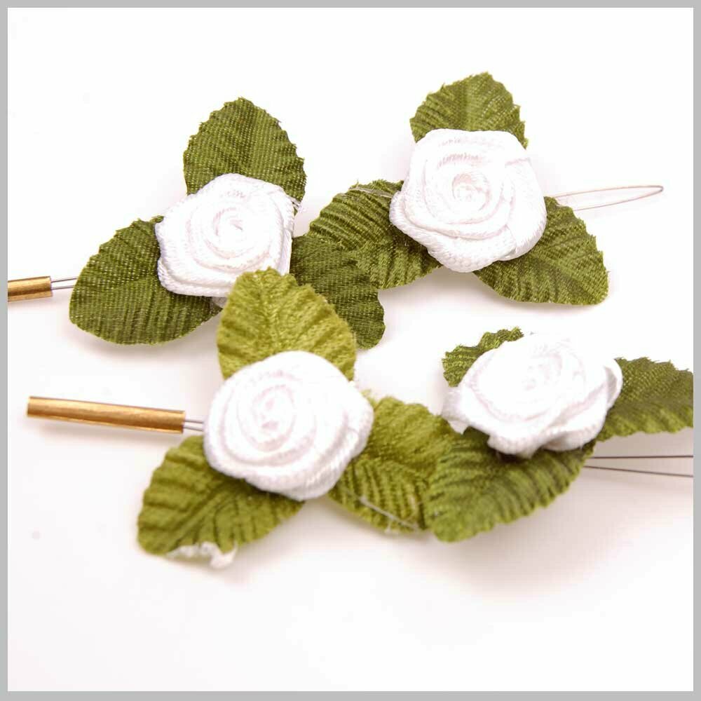 Blumenhaarschmuck - Weiße Rosen