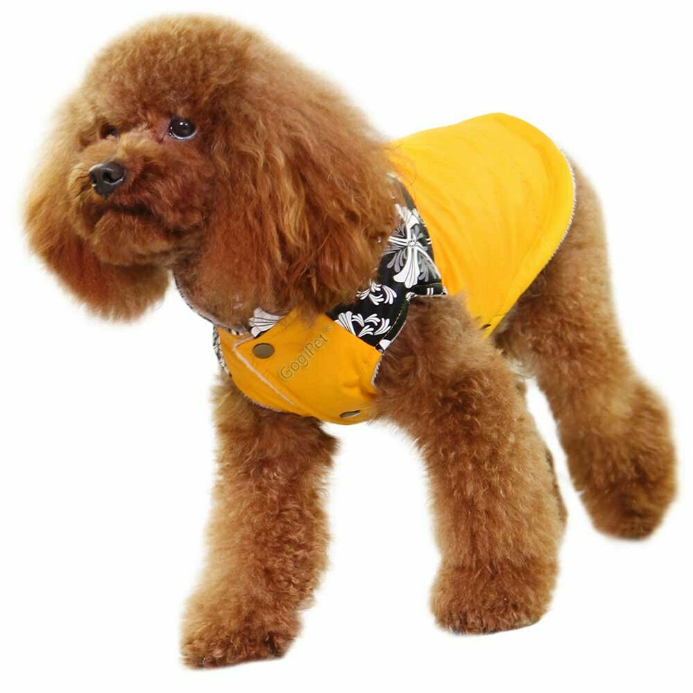 Chaleco cálido para perros Nancy de GogiPet, amarillo