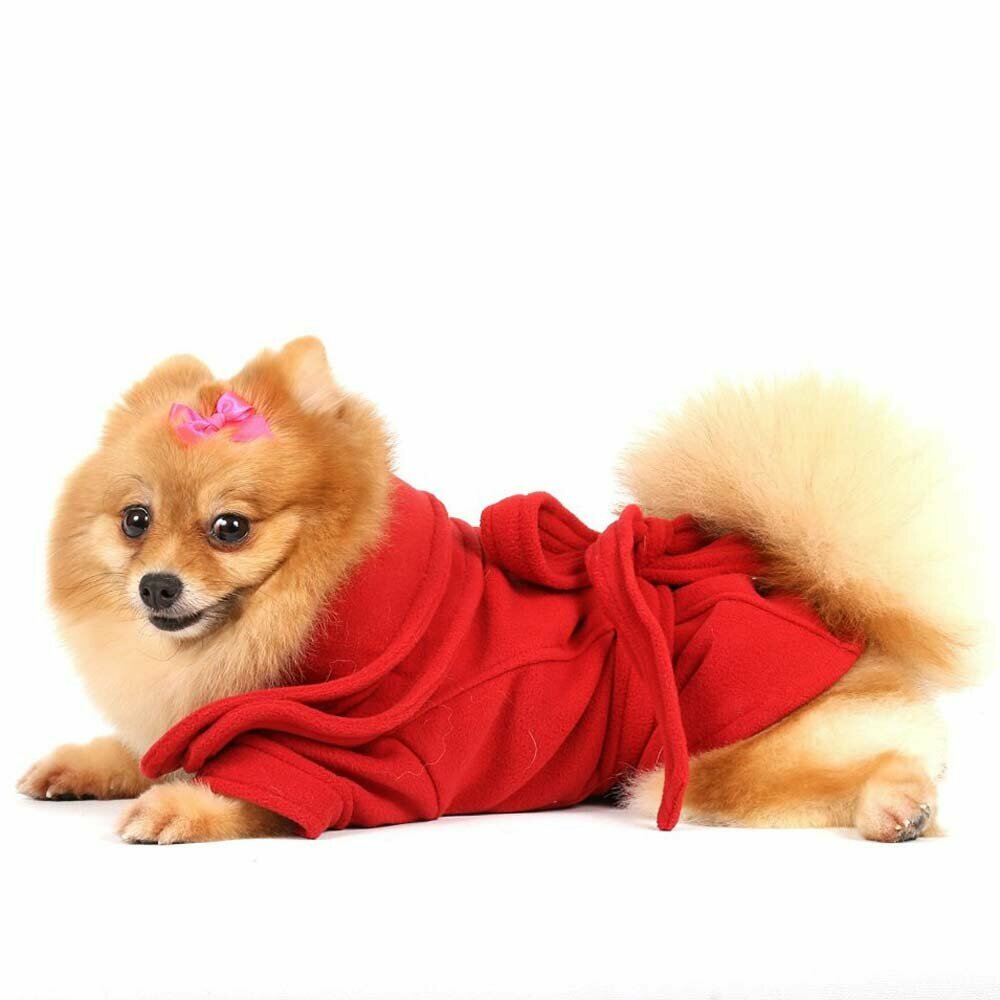 Ropa de abrigo para perros en invierno - Abrigo rojo para perros