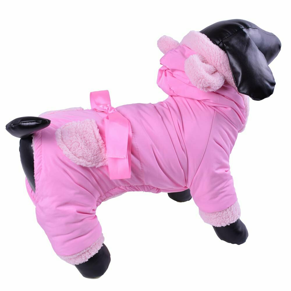 Mono cálido para perros "Ratoncito rosa"