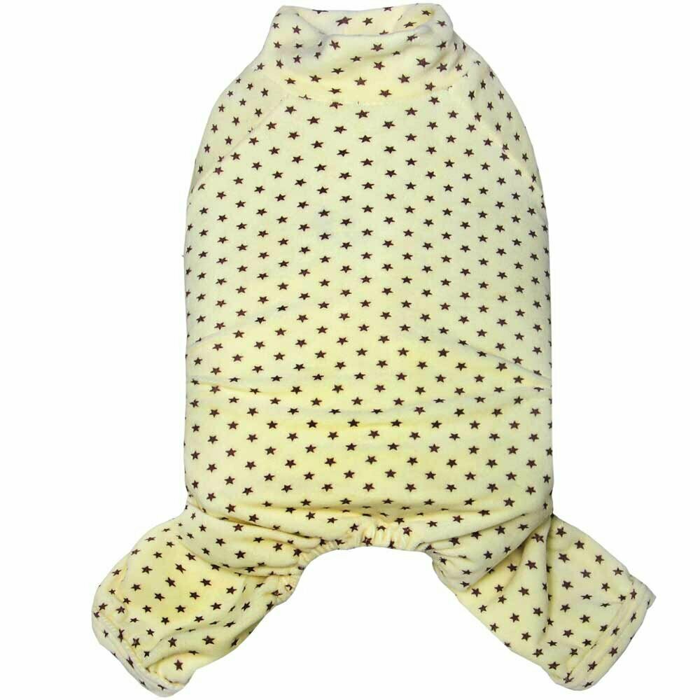 Pijama cálido para perros de GogiPet, amarillo