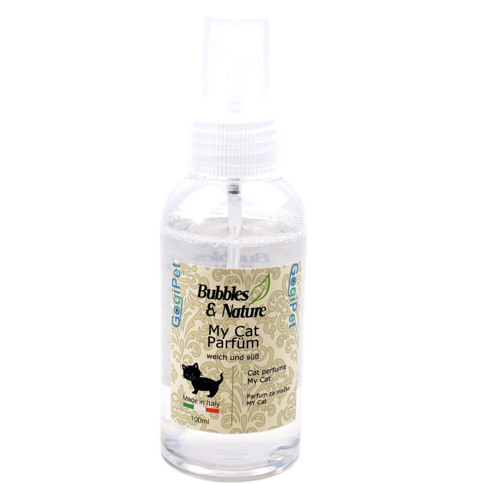 Perfume para gatos My Cat Bubbles & Nature de GogiPet - perfume para gatos que cuida el pelaje con un aroma misterioso