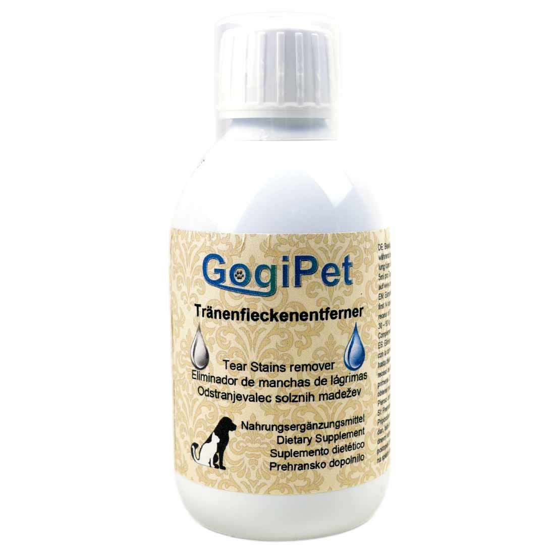 Eliminador de manchas de lágrimas para perros y gatos GogiPet
