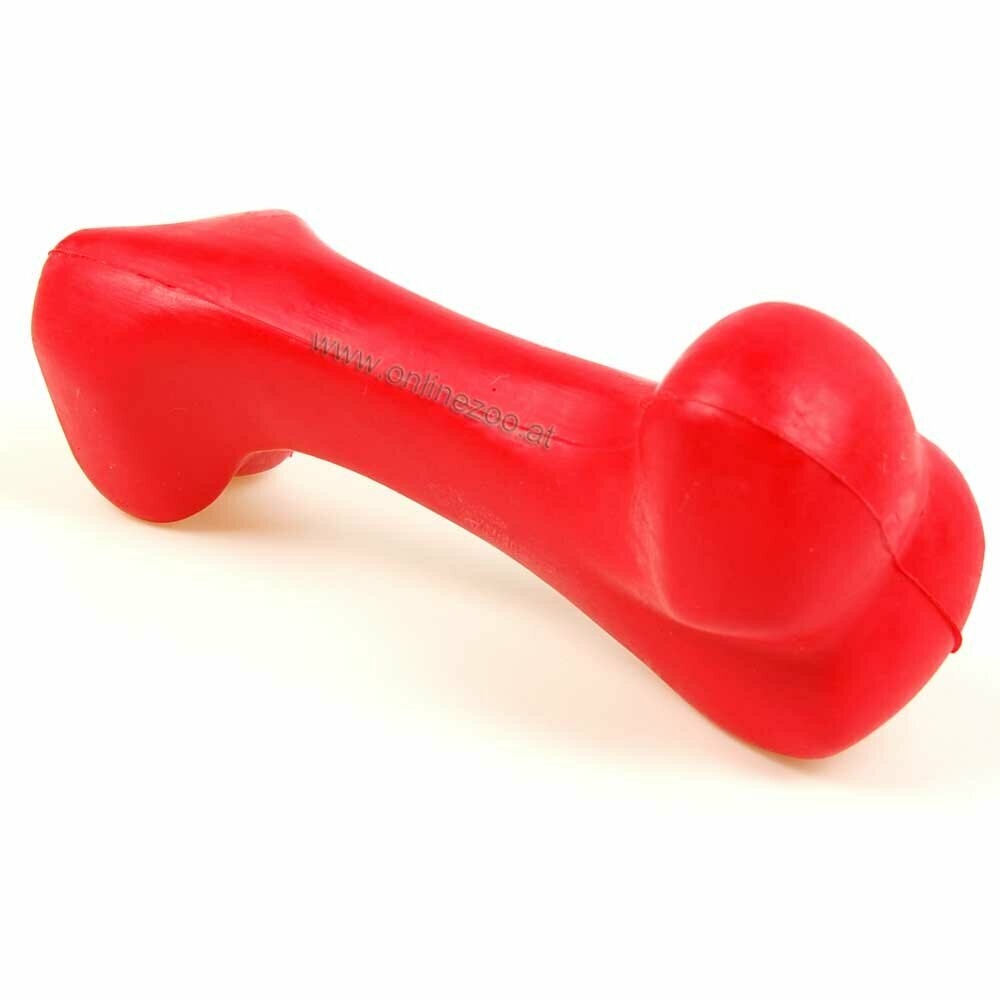 Muy buen juguete para perros hecho de goma resistente - Hueso de goma duradero.