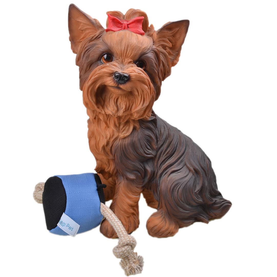 Pelota para perros GogiPet ® Naturetoy - juguetes para perros hechos de materias primas naturales, sostenibles y recicladas